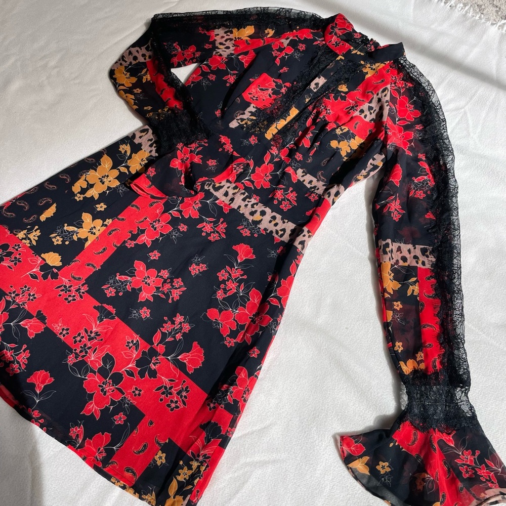 COPY - Marciano red and black dress